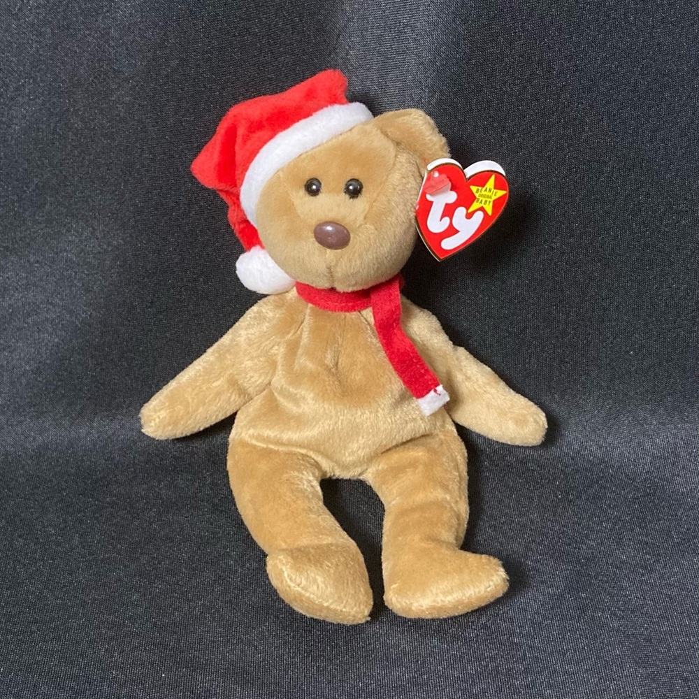 ⭐️ Vintage Ty 1997 Teddy Christmas Ty Beanie Baby